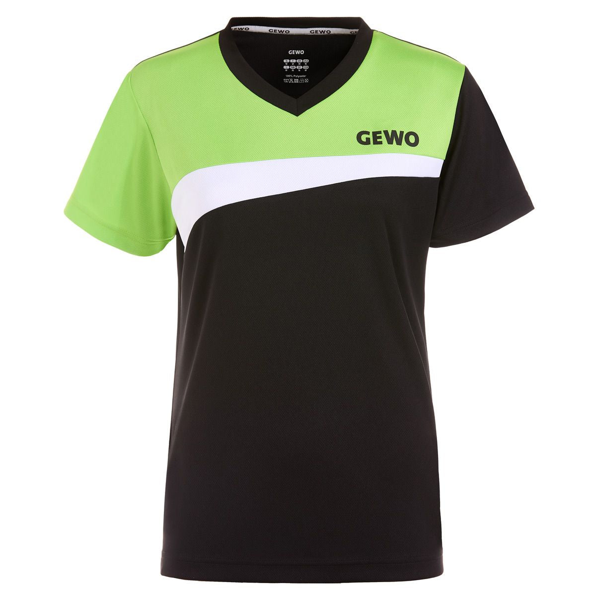 Gewo Shirt Fondi I Lady zwart/limoen