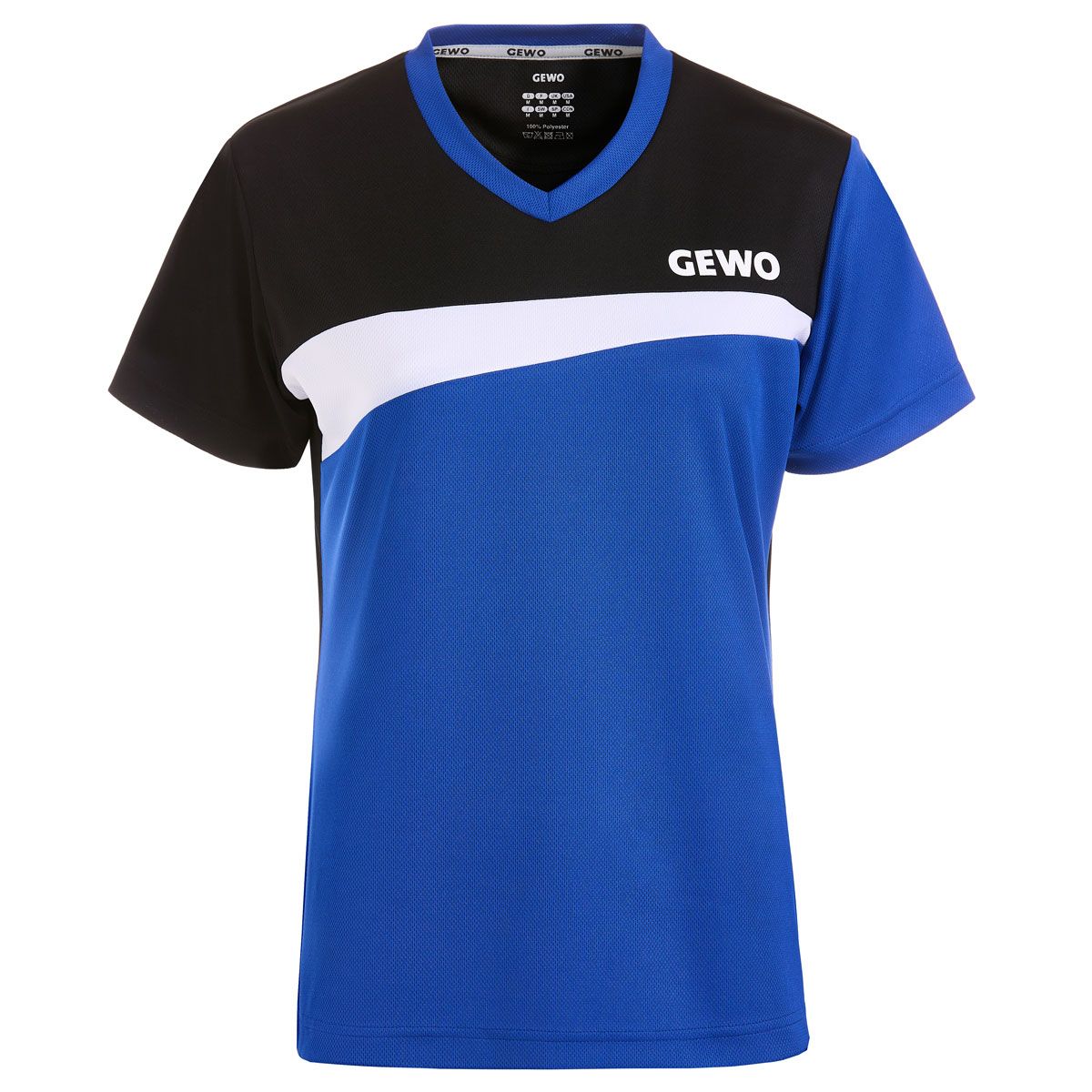 Gewo Shirt Fondi II Lady koninklijk/zwart