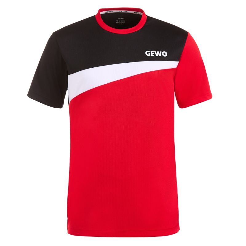 Gewo Shirt Fondi III rood/zwart