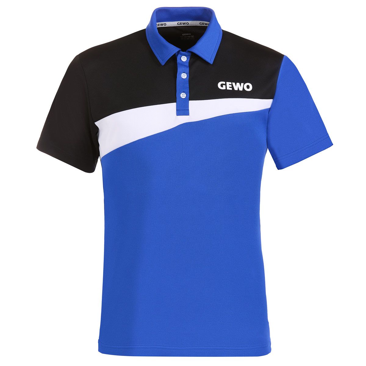 Gewo Shirt Foundation II koninklijk/zwart