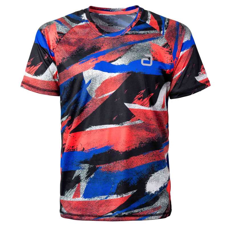 Andro T-Shirt Lycisch rood/graffiti