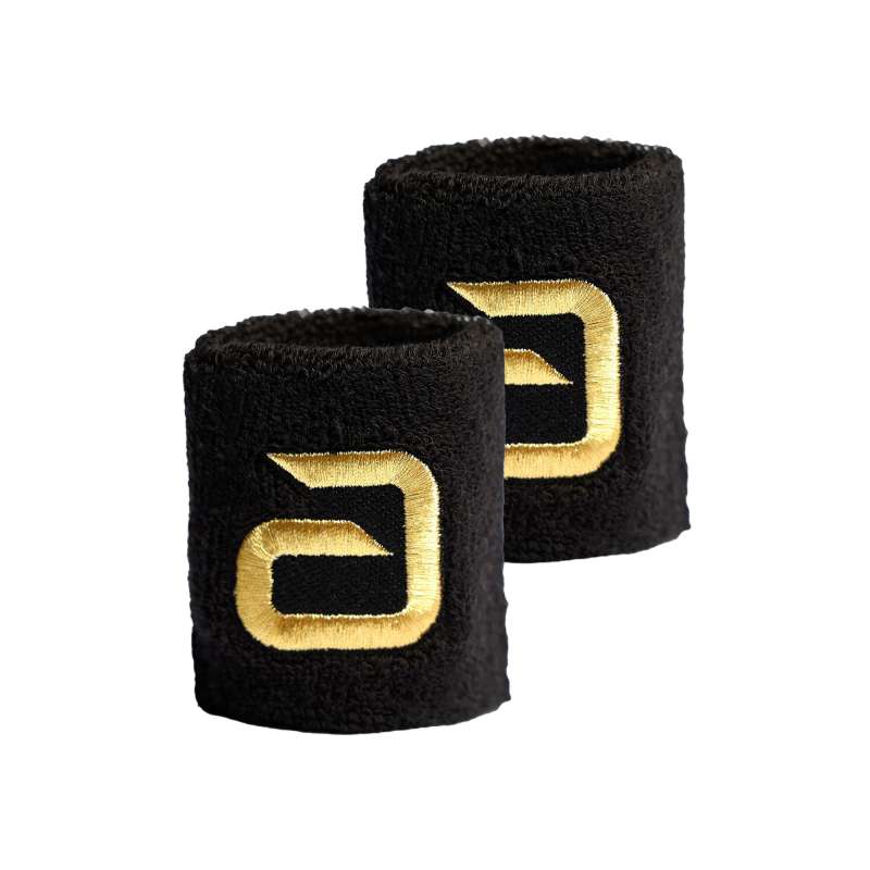 Andro Polsband Alpha zwart/goud 2-pack
