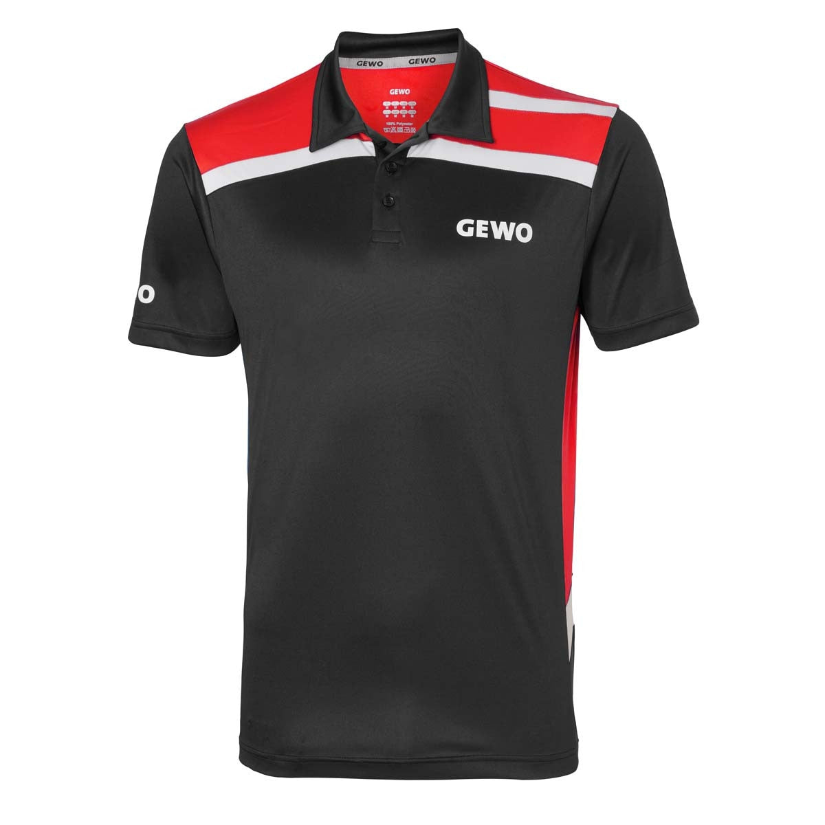 Gewo Shirt Aurora zwart/rood