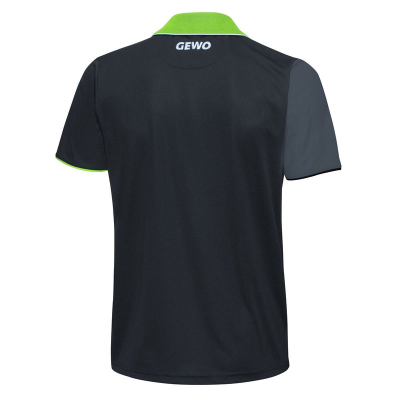 Gewo shirt Toledo Cotton black/lime