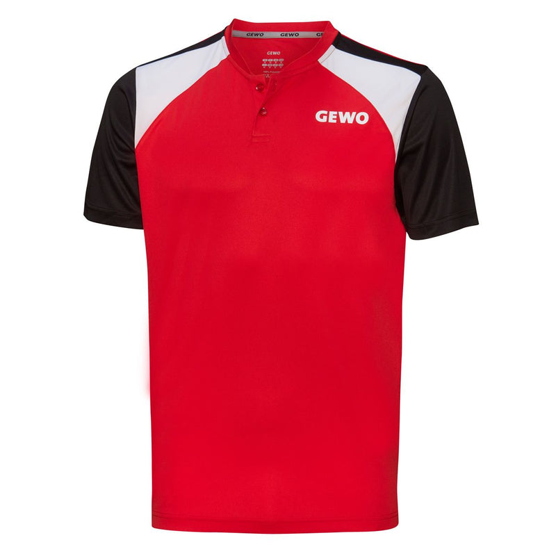 Gewo T-Shirt Zamora rood/zwart