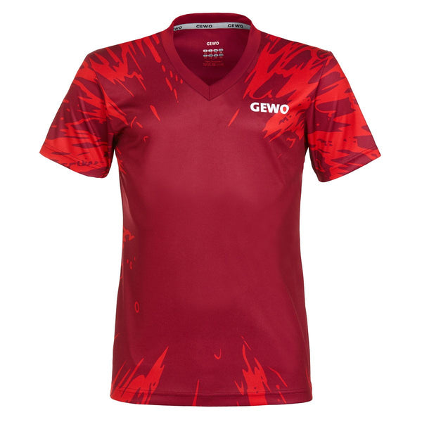 Gewo shirt Mattia Lady bordeaux/rood