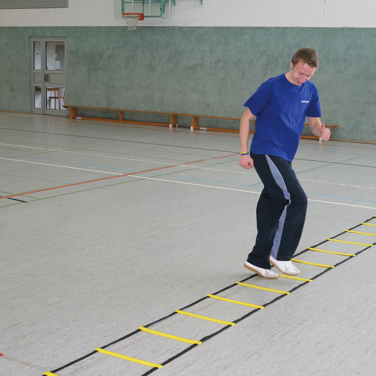 Gewo Coördinatieladder "Agility" single-ladder 8m zwart/geel