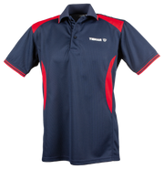 Tibhar Shirt Cosmos polyester marineblauw/rood