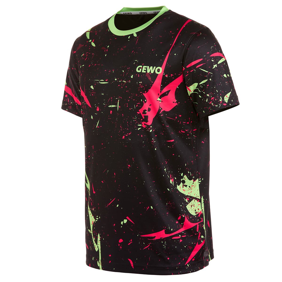 Gewo shirt Tamarro II zwart/groen