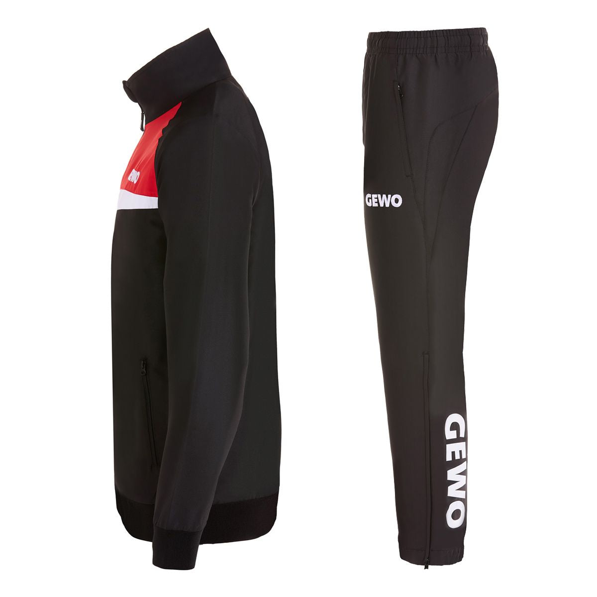 Gewo Trainingspak Fondi I zwart/rood