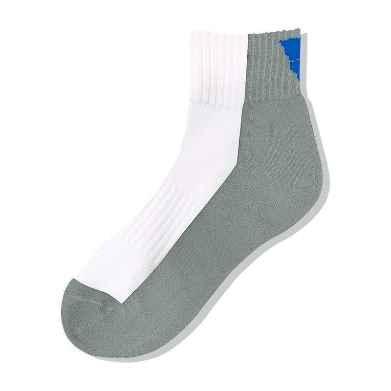 Victas Sokken 525 wit/grijs