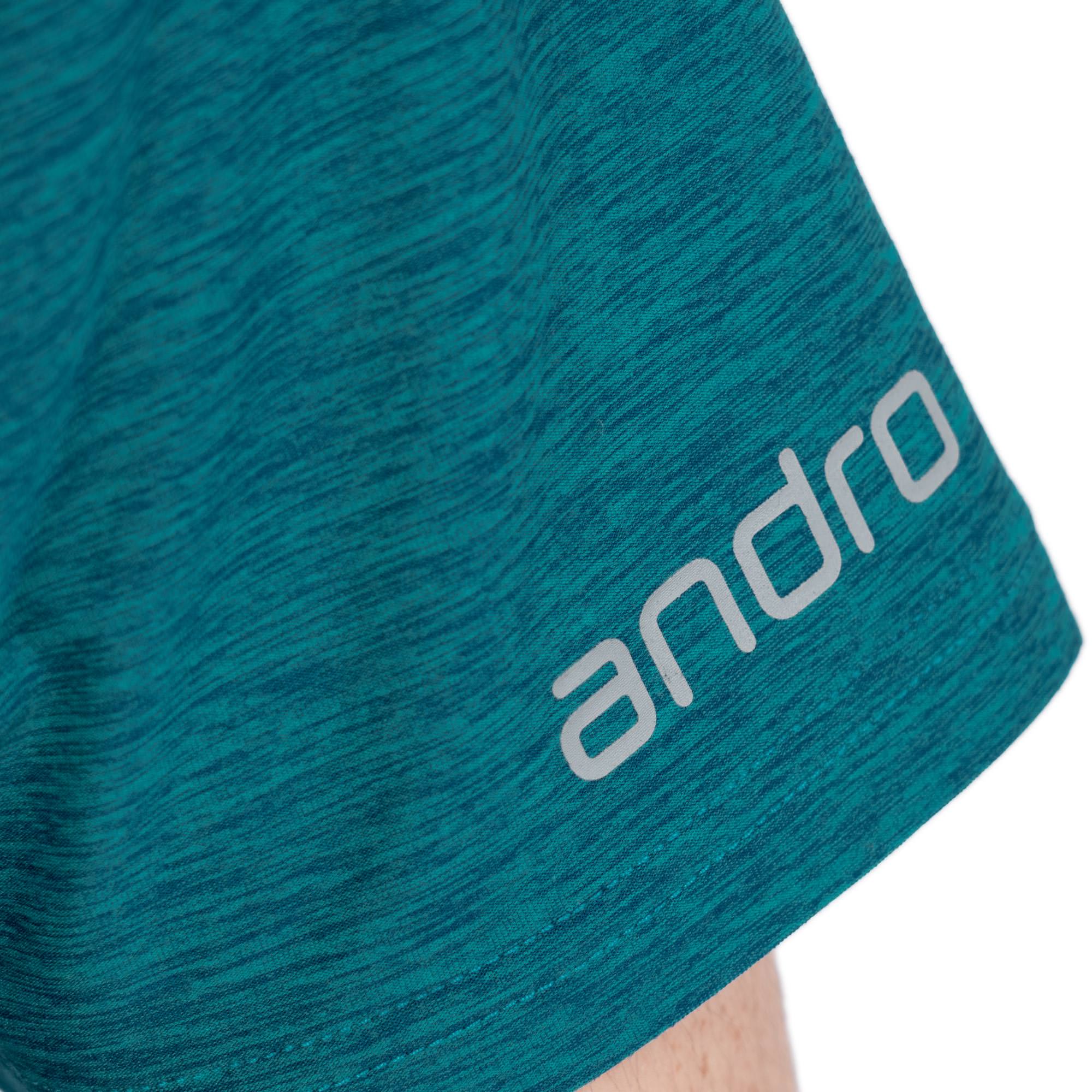 Andro Shirt Melange Alpha groen/blauw