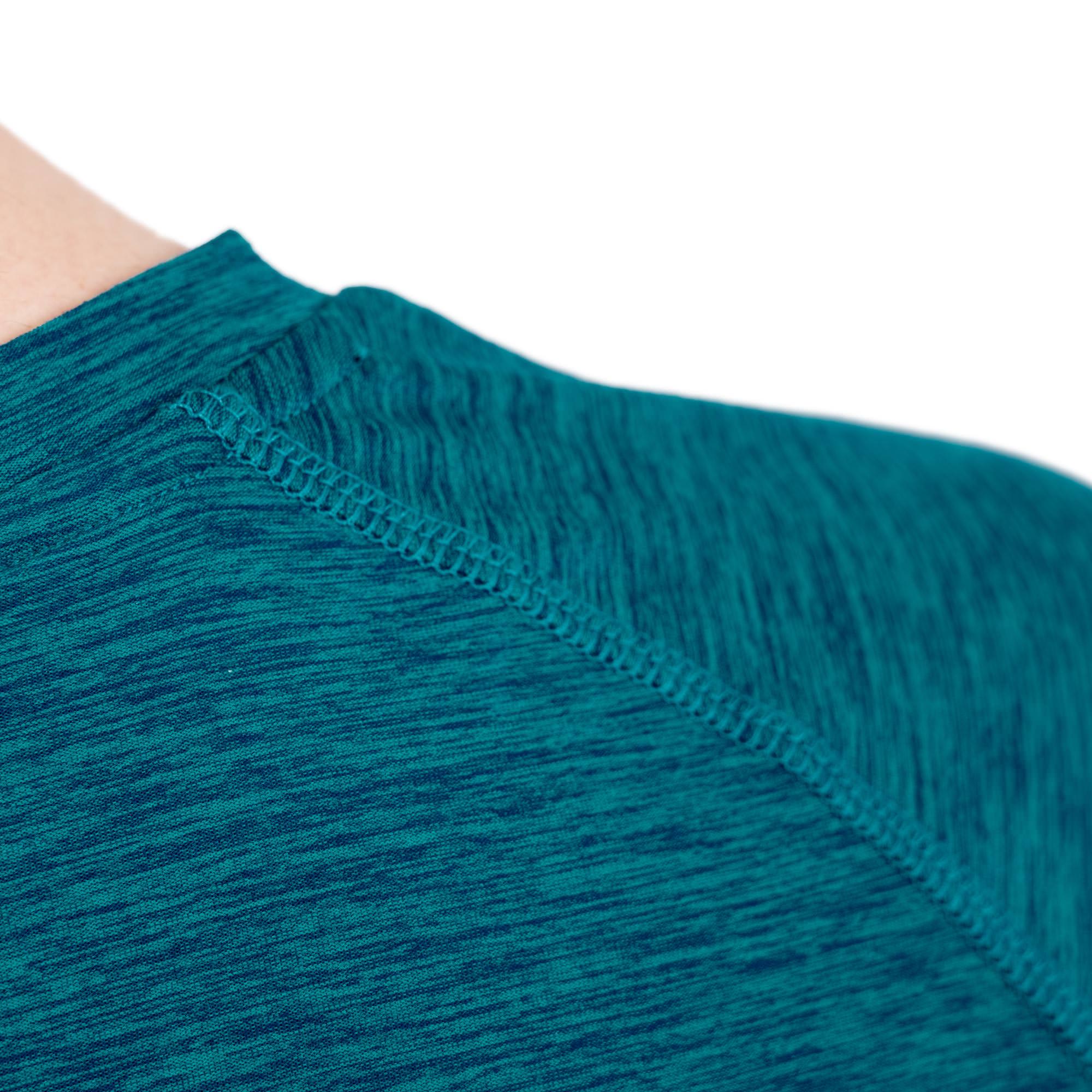 Andro Shirt Melange Alpha groen/blauw