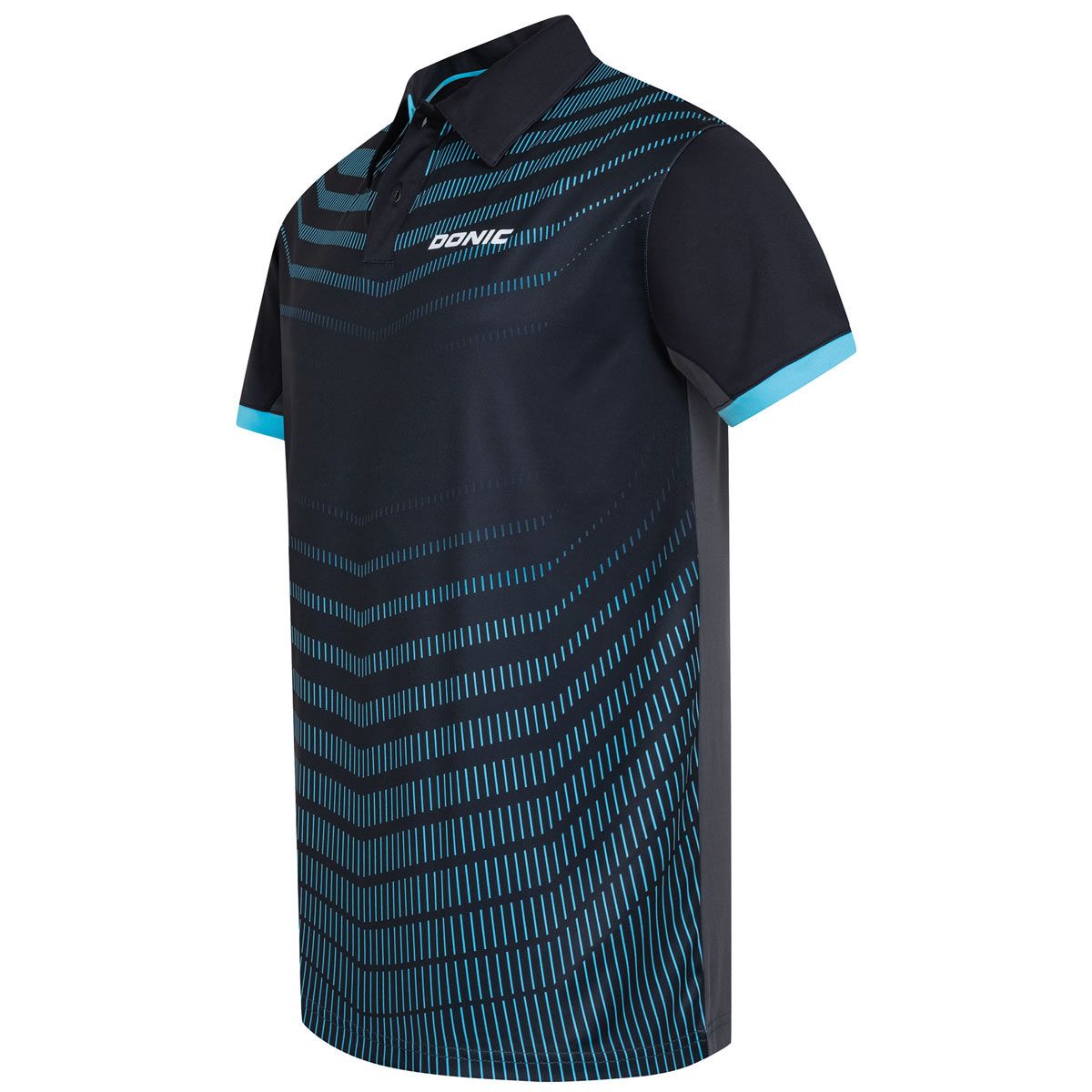 Donic shirt Kava black/cyan