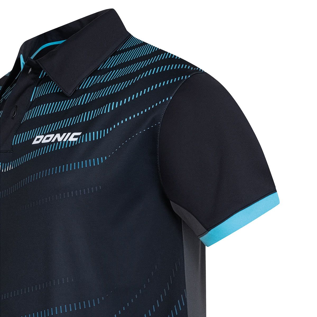 Donic shirt Kava black/cyan