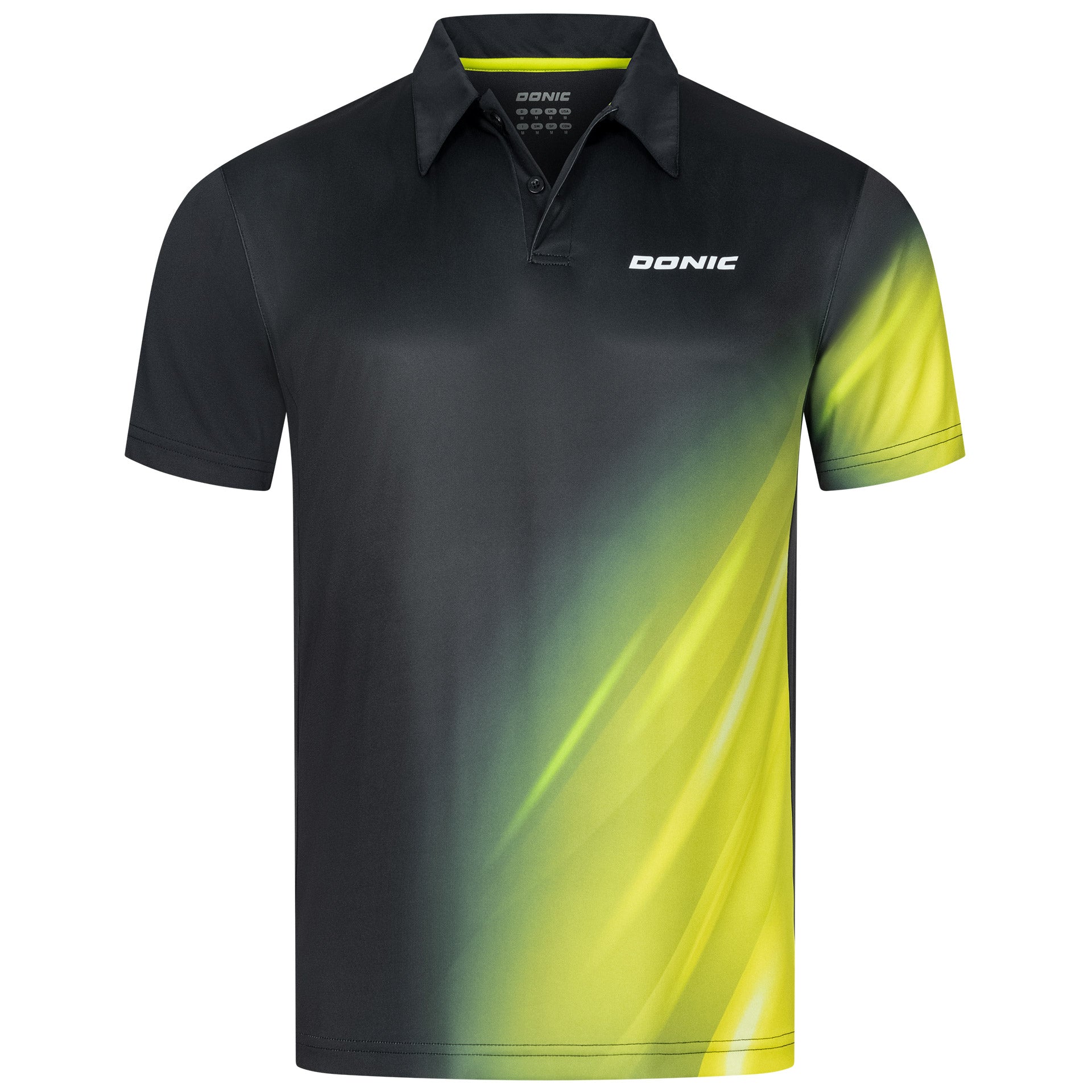 Donic shirt Flame Junior black/yellow