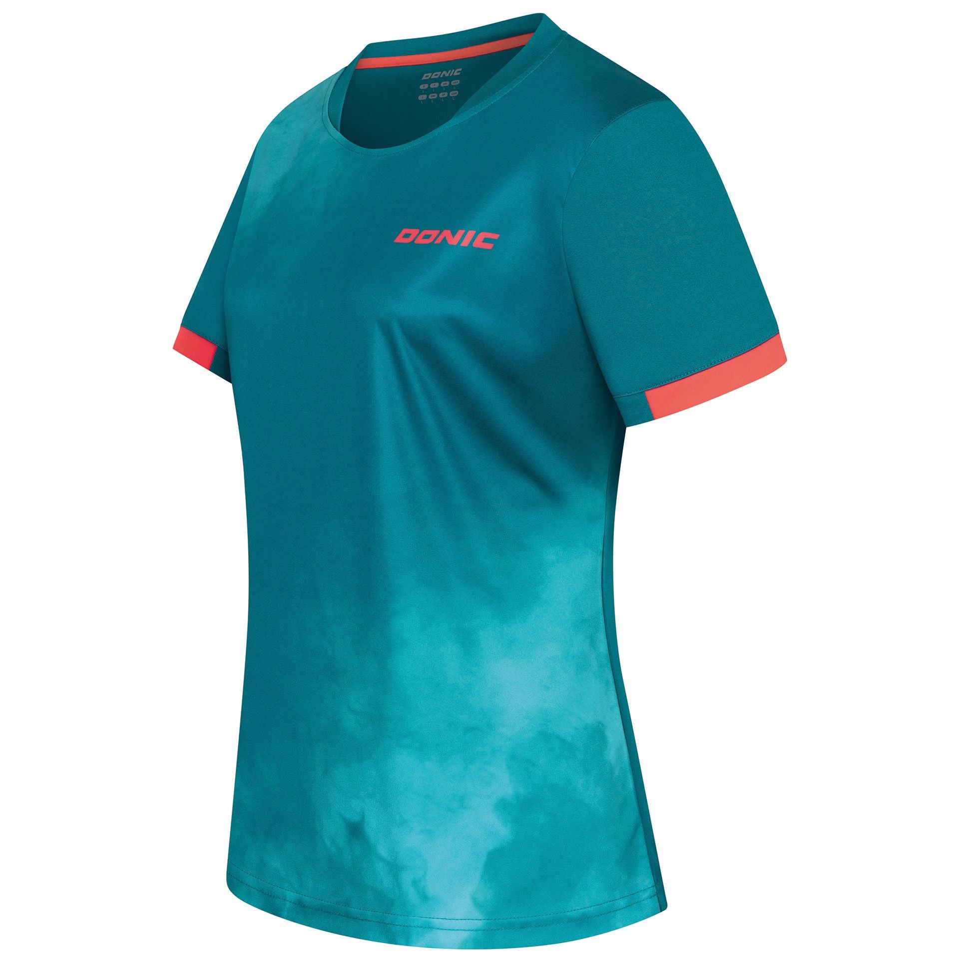 Donic shirt Lyra Lady green/light blue/orange