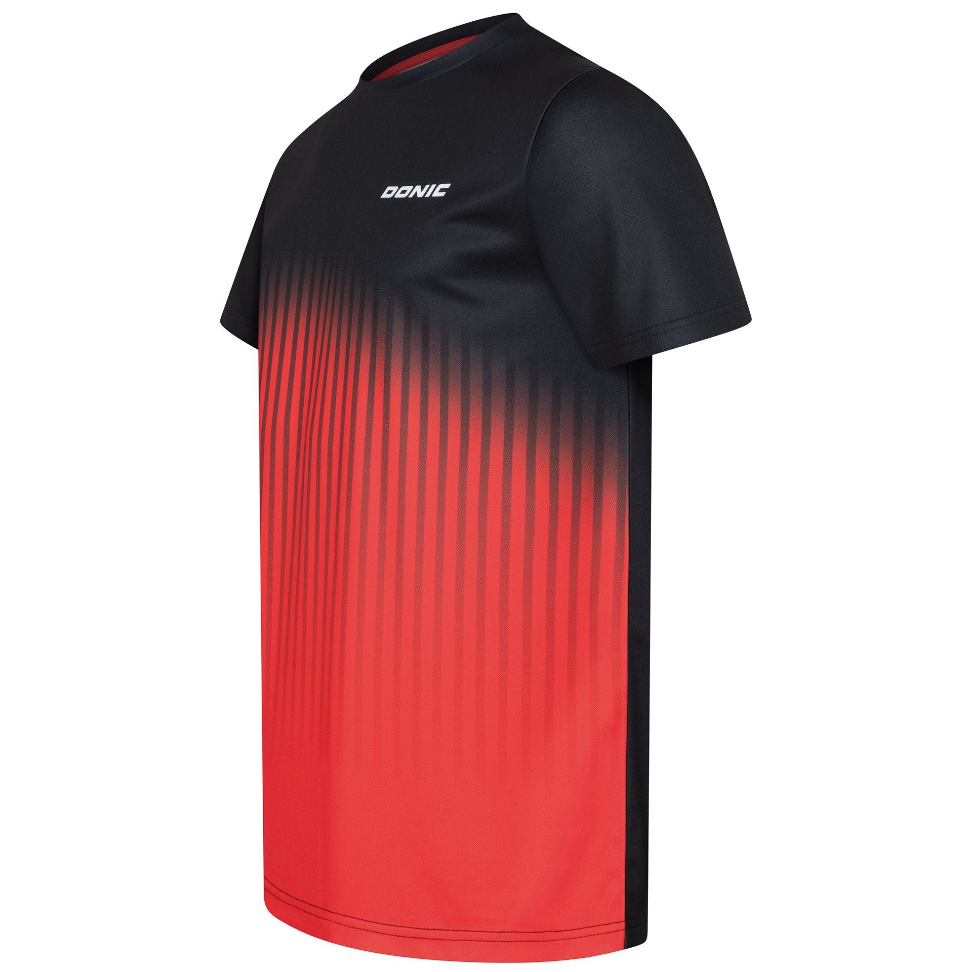 T-shirt Donic Driva Junior noir/rouge