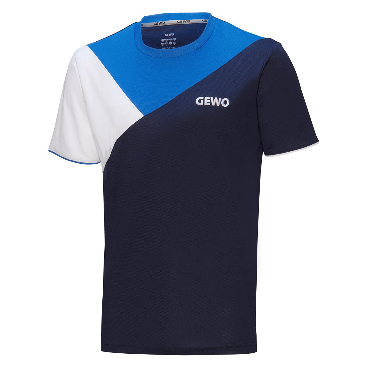 Gewo T-Shirt Toledo marine/royalblauw