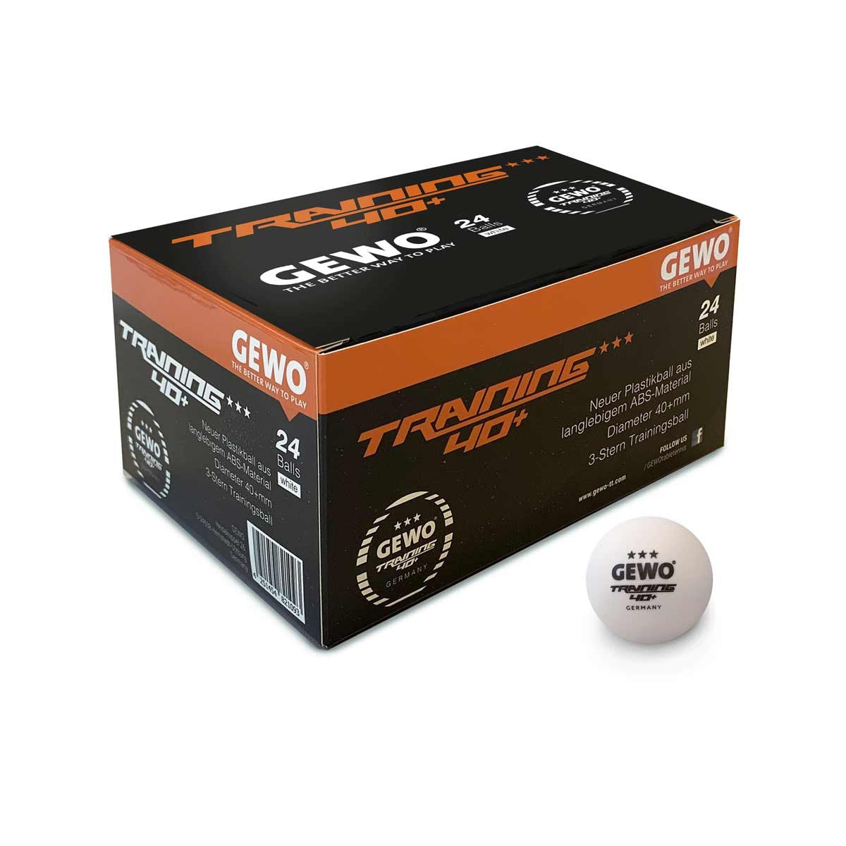 Gewo Balls Training 40+***(24) white