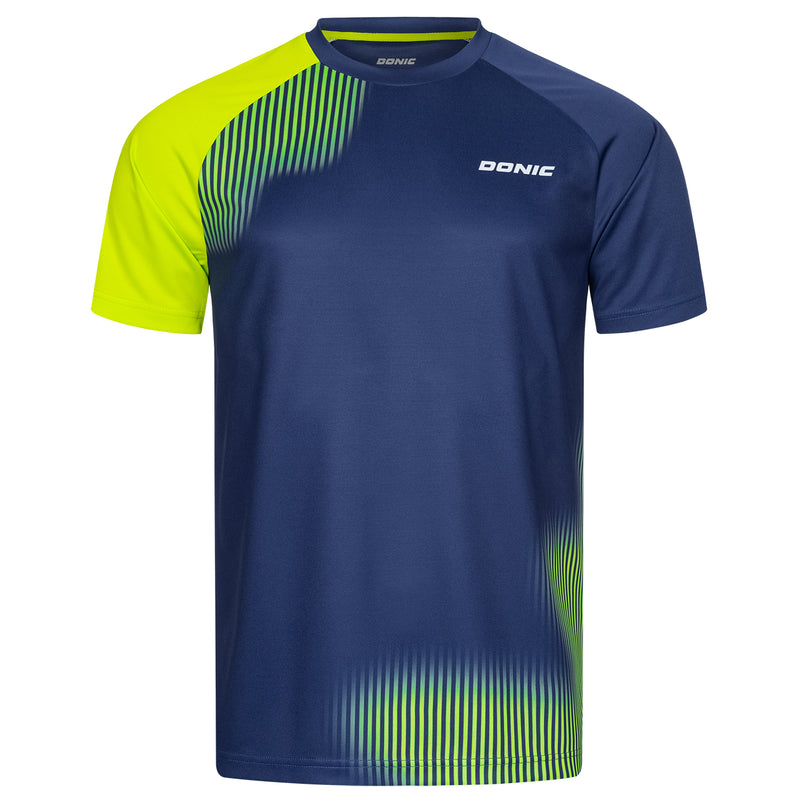 Donic T-Shirt Peak Junior marine/citron vert