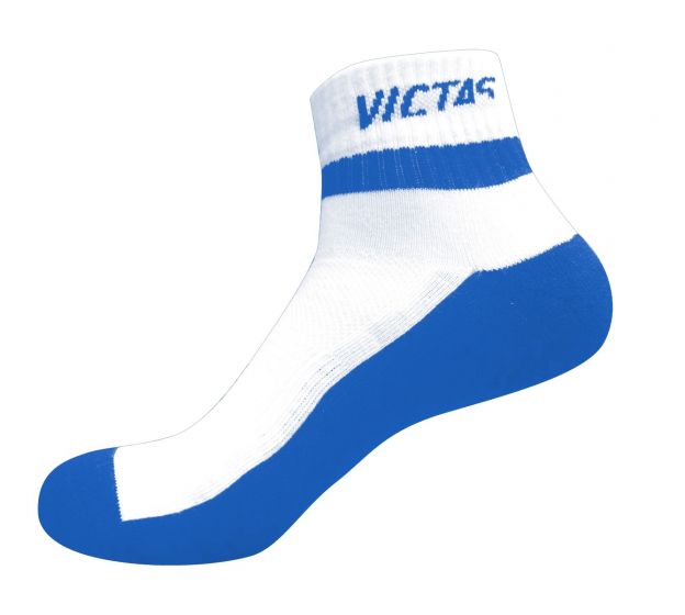 Victas Sokken 516 wit/blauw